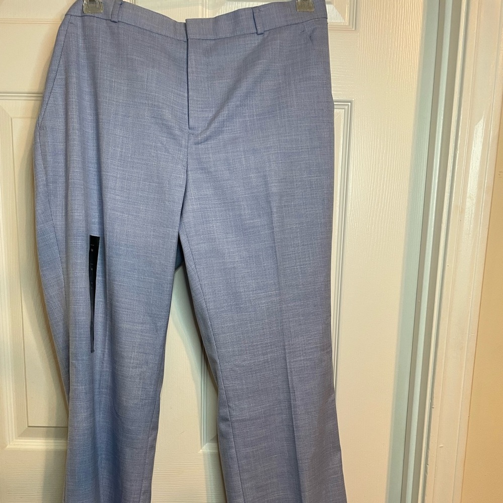 Gingham print pants